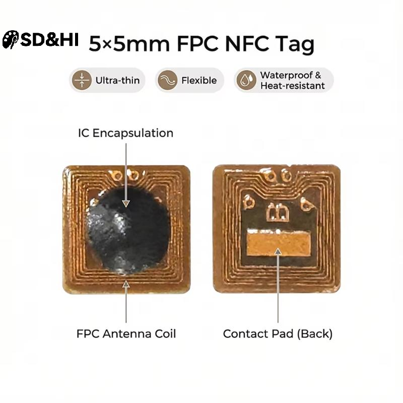 Nfc Tag Programmable - 1/5/10 ชิ้น สติ๊กเกอร์แท็ก NFC RFID แบบโปรแกรมได้