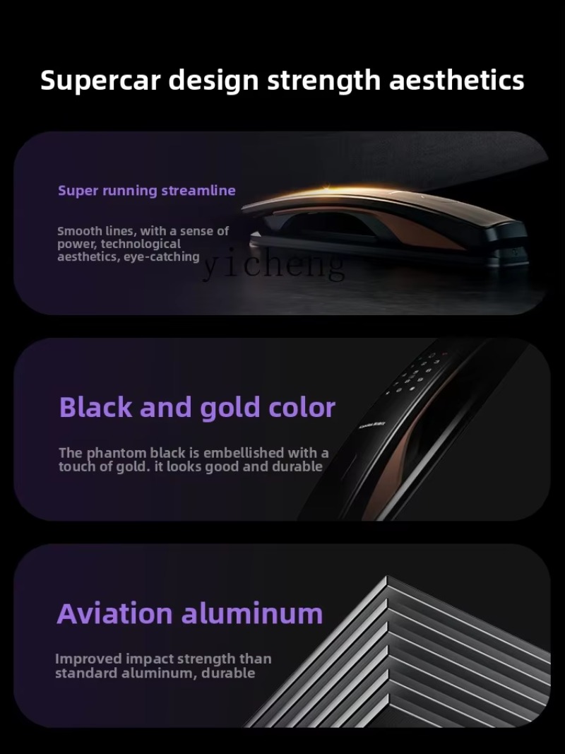 Electronics & Gadgets Beginning With D - C19- ระบบจดจำใบหน้า รหัสผ่านลายนิ้วมือ กลอนประตูอัจฉริยะพร้อมระบบตาแมวอิเล็กทรอนิกส์สำหรับบ้าน