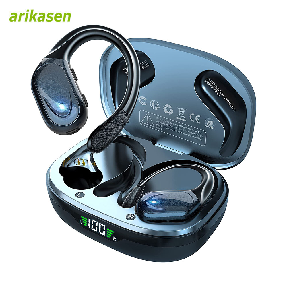 Earbuds Anc Wireless - หูฟังไร้สายกีฬาบลูทูธ 5.3 หูฟังพร้อมไมโครโฟนตัดเสียงรบกวน 75H ไฮไฟสเตอริโอ Over
