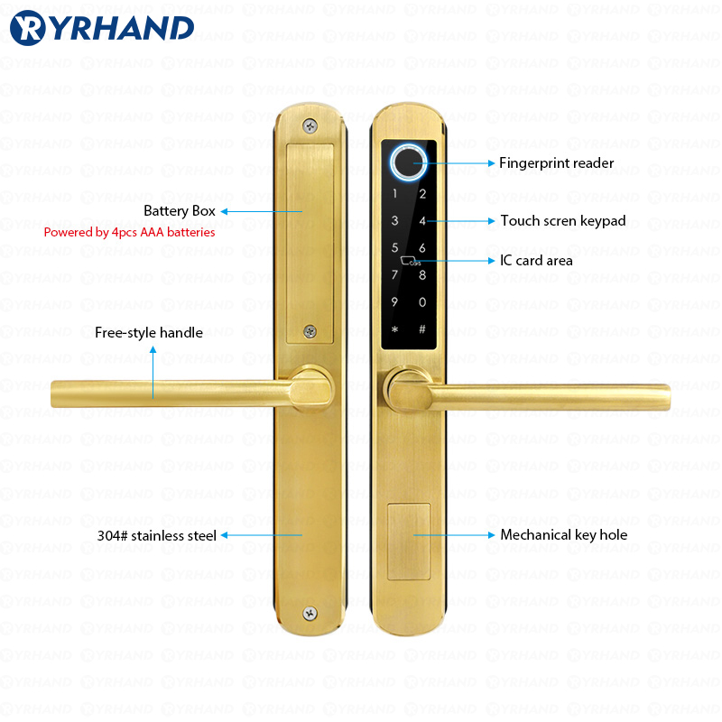 IP66 ทองสแตนเลสกระจกบานเลื่อนส - Unique Electronics Gadgets บทวิจารณ์และราคา