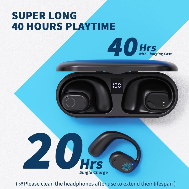 UYUXIO OWS หูฟังไร้สายดิจิตอลจ - Earbuds Anc Wireless บทวิจารณ์และราคา