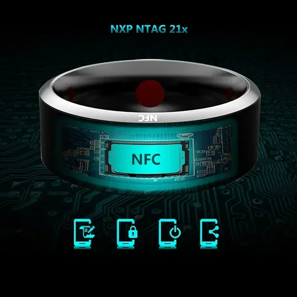 แฟชั่นแหวนอัจฉริยะควบคุม NFC แ - Nfc Tag Programmable บทวิจารณ์และราคา