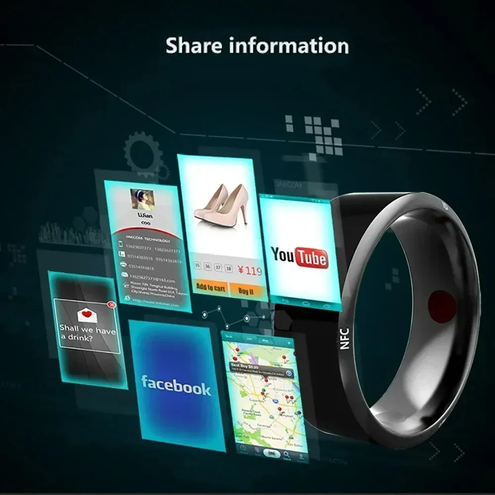 แฟชั่นแหวนอัจฉริยะควบคุม NFC แ - Nfc Tag Programmable บทวิจารณ์และราคา