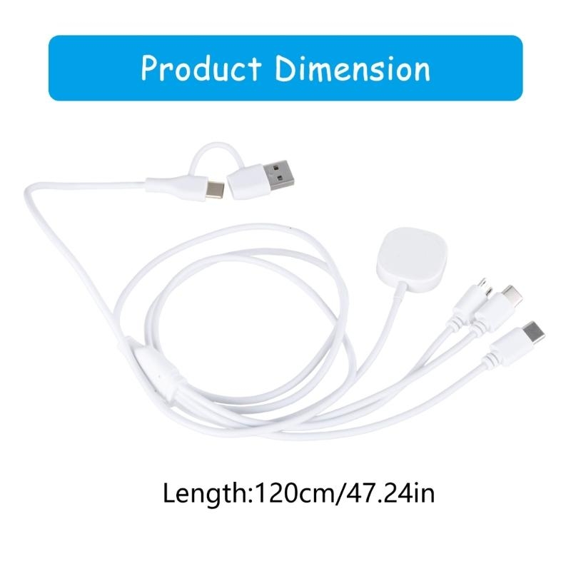 สายชาร์จหลายสาย USB C 4 in 1 ป - Electronics And Gadgets C บทวิจารณ์และราคา