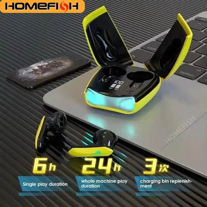 HOMEFISH หูฟังไร้สาย BT 5.2 คว - Earbuds Anc Wireless บทวิจารณ์และราคา