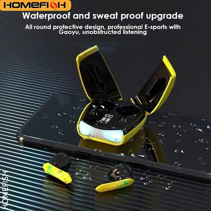 HOMEFISH หูฟังไร้สาย BT 5.2 คว - Earbuds Anc Wireless บทวิจารณ์และราคา