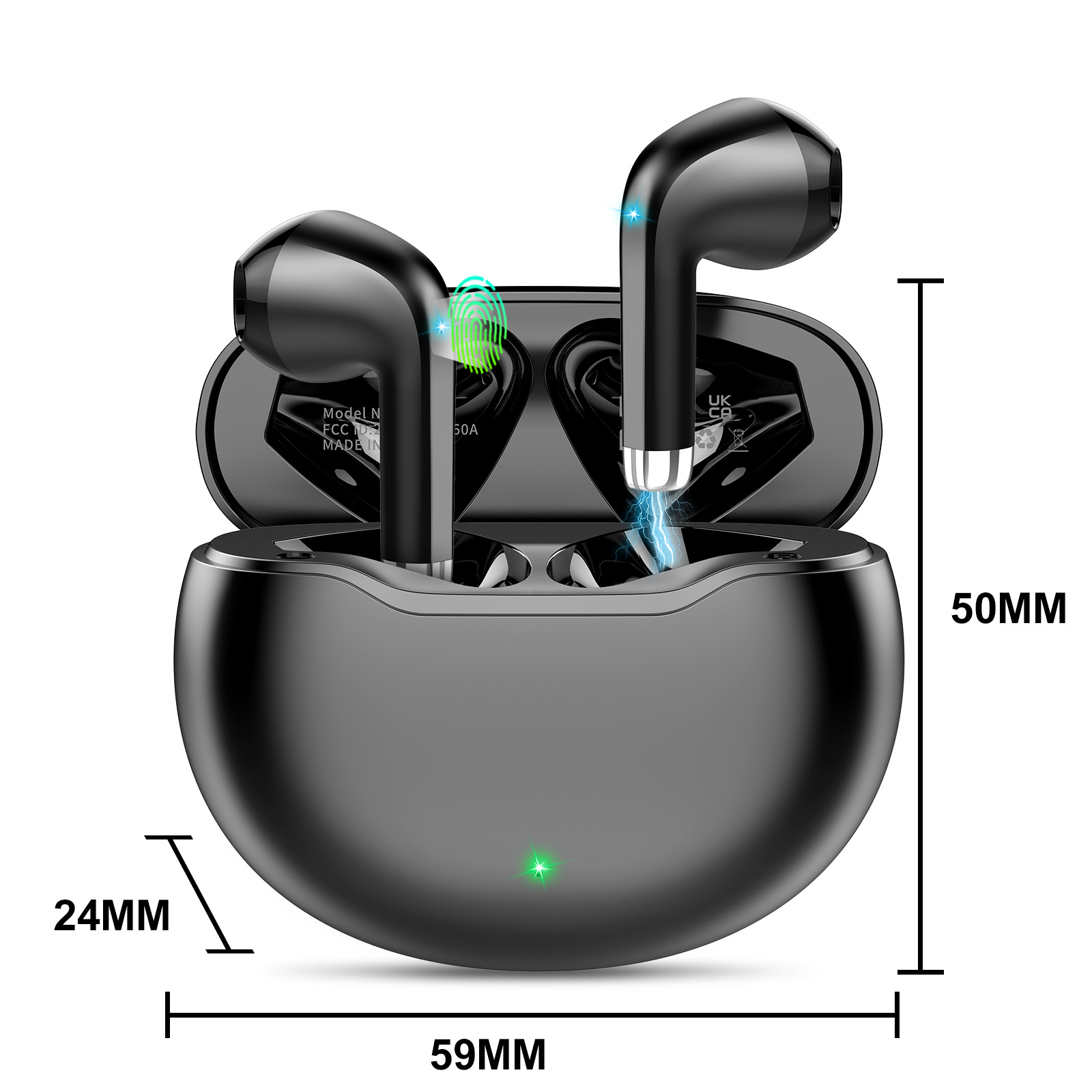 T6 หูฟังไร้สายบลูทูธ 5.3 ANC ห - Earbuds Anc Wireless บทวิจารณ์และราคา