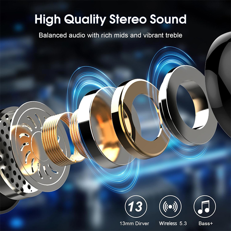 T6 หูฟังไร้สายบลูทูธ 5.3 ANC ห - Earbuds Anc Wireless บทวิจารณ์และราคา