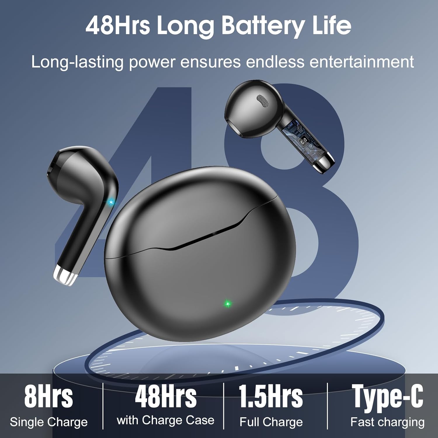 T6 หูฟังไร้สายบลูทูธ 5.3 ANC ห - Earbuds Anc Wireless บทวิจารณ์และราคา